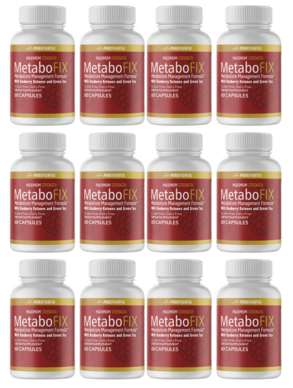 Metabofix Metabolism Management Formula 12 Bottles 720 Capsules