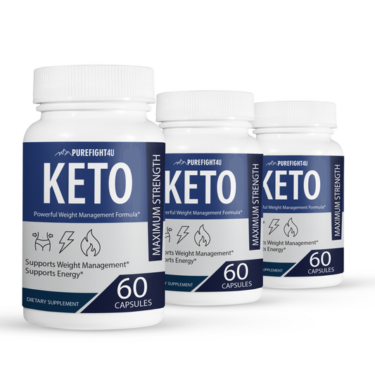 Keto Maximum Strength 3 Bottles 180 Capsules