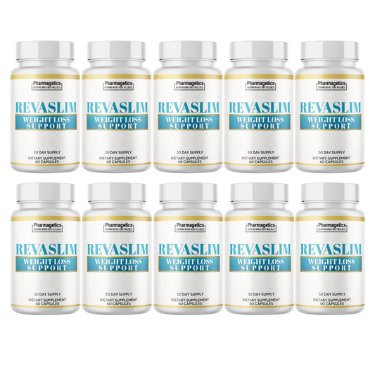 Revaslim Keto Capsules, Revaslim Weight Loss Support 10 Bottles 600 Capsules