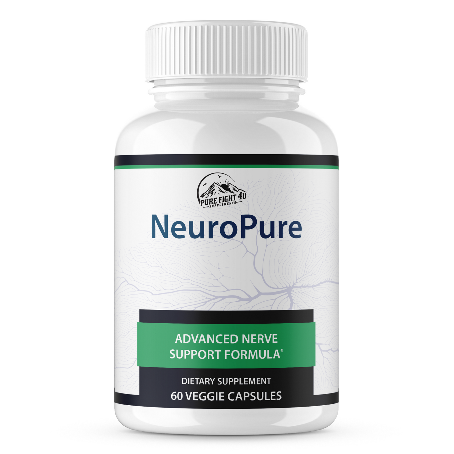 Neuro Pure Advanced Nerve Support Formula - 3 Bottles 180 Capsules