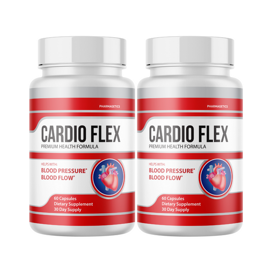 Cardio Flex Premium Health Formula 2 Bottles 120 Capsules