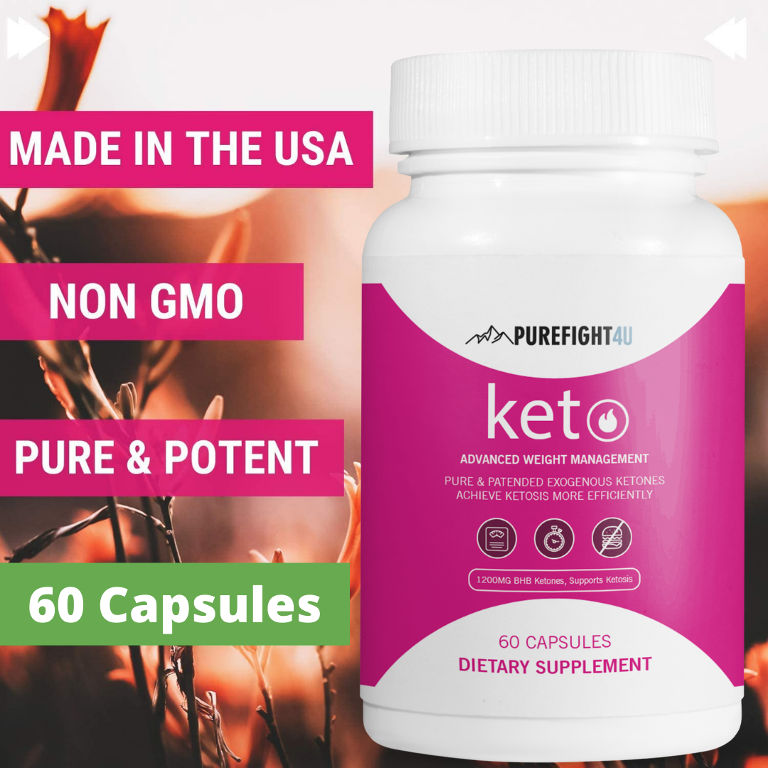 Keto Advanced Weight Management Formula - 4 Bottles 240 Capsules