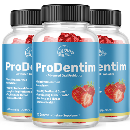 ProDentim Advanced Oral Probiotics-Teeth/Gum Repair- 3 Bottles 180 Gummies