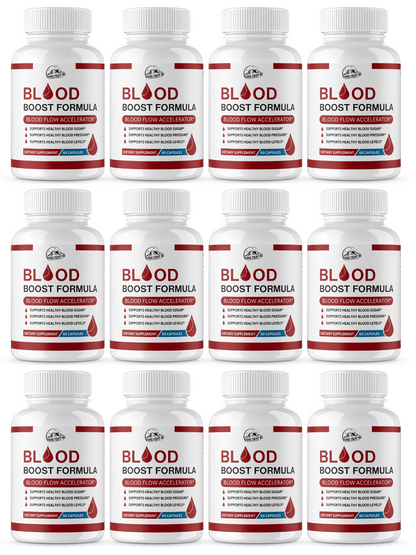 Blood Boost Formula Blood Flow Accelerator 12 Bottles 720 Capsules