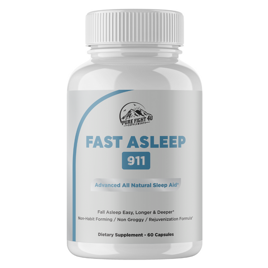 Fast Asleep 911 -  Advanced All Natural Sleep Aid - 60 Capsules