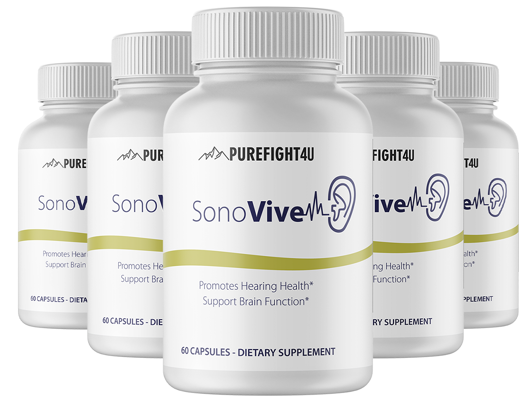 Sonovive Capsules Hearing Supplement 5 Bottles 300 Capsules