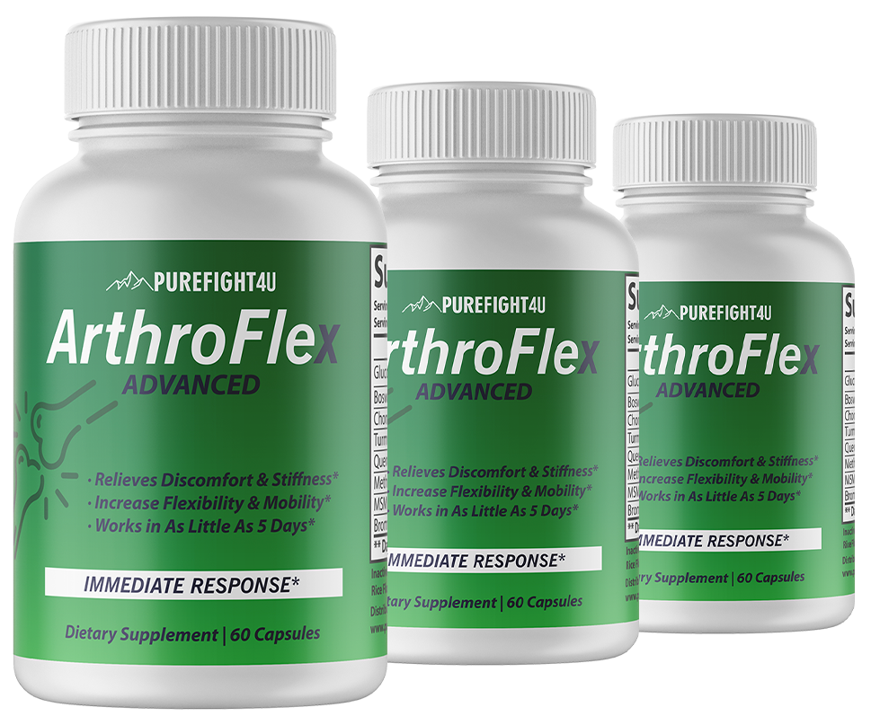 ArthroFlex Advanced - 3 Bottles 180 Capsules