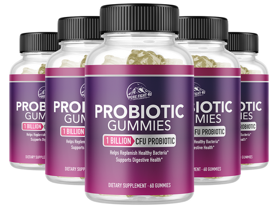 Probiotic Gummies 1 Billion CFU 5 Bottles 300 Gummies