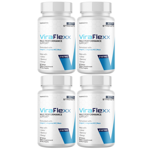 ViraFlexx Male Performance Support 4 Bottles 240 Capsules