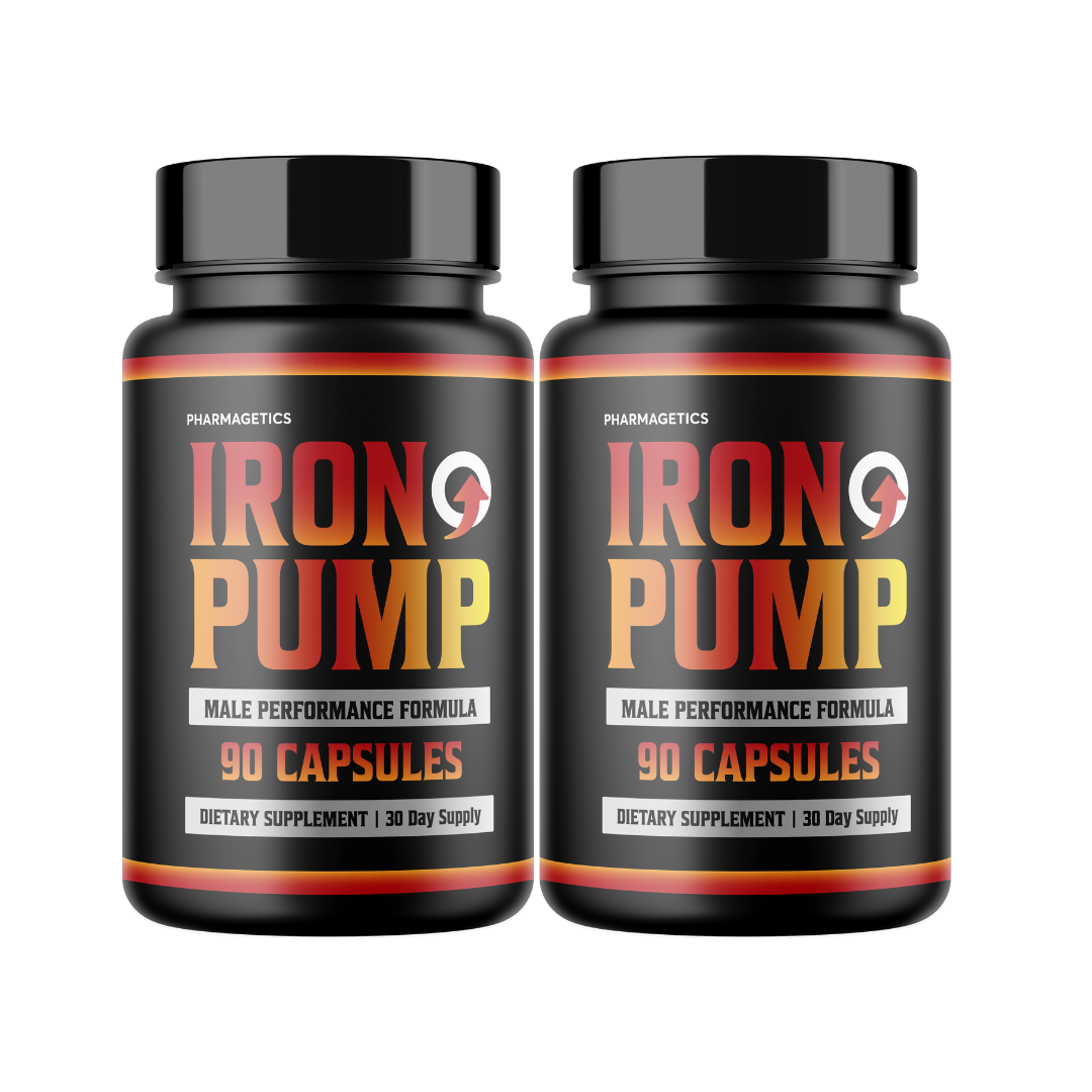 Iron Pump Male Performance Formula 2 Bottles 180 Capsules