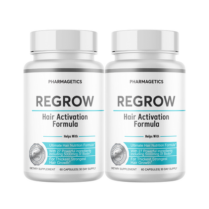 Regrow Hair Activation Formula - 2 Bottles 120 Capsules