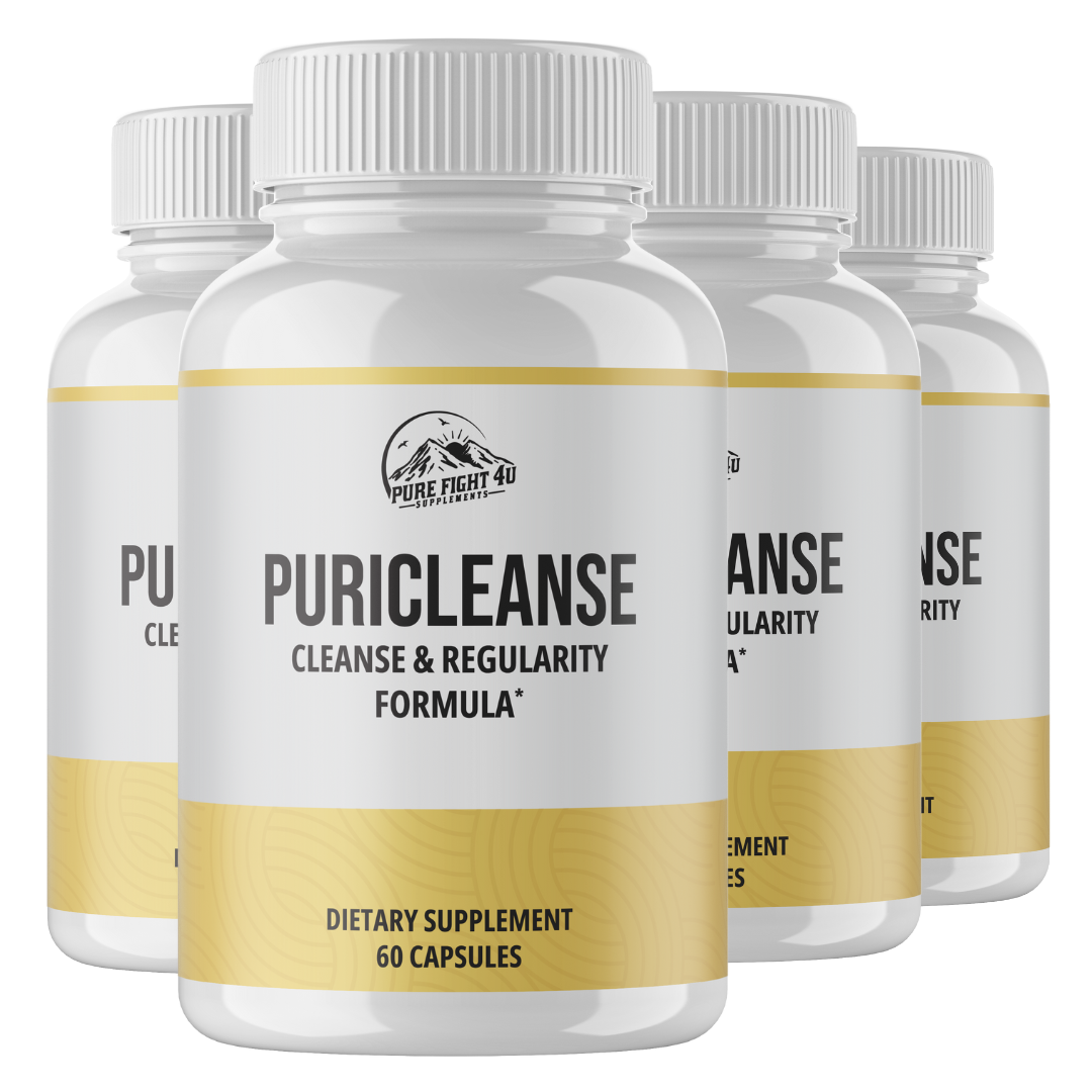 Puricleanse- Cleanse & Regularity Formula 4 Bottles 240 Capsules