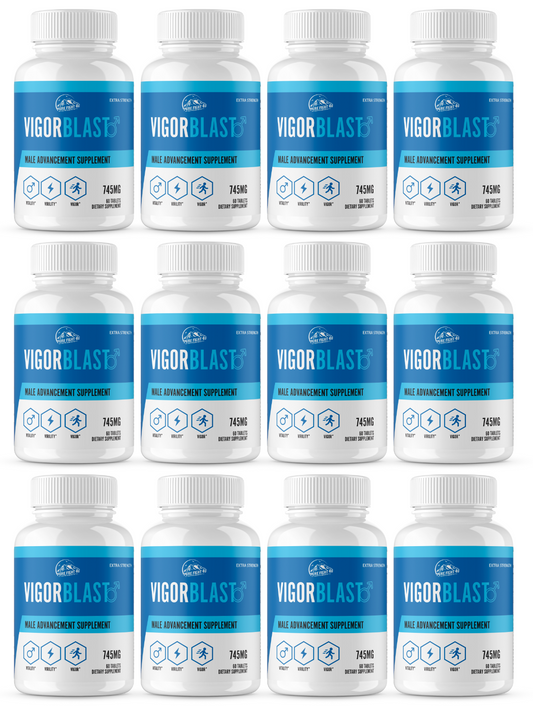 Vigor Blast Male Advancement Supplement 12 Bottles 720 Tablets