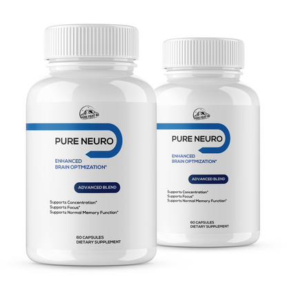 Pure Neuro Enhance Brain Optimization 2 Bottles 120 Capsules