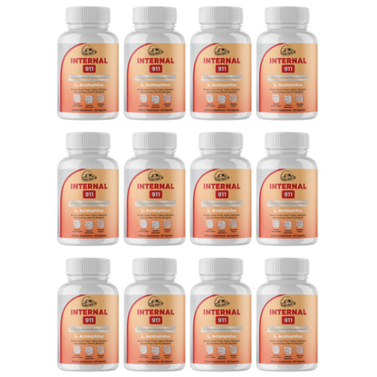 Internal 911 Complete Internal Cleanse Formula 12 Bottle 720 Capsules