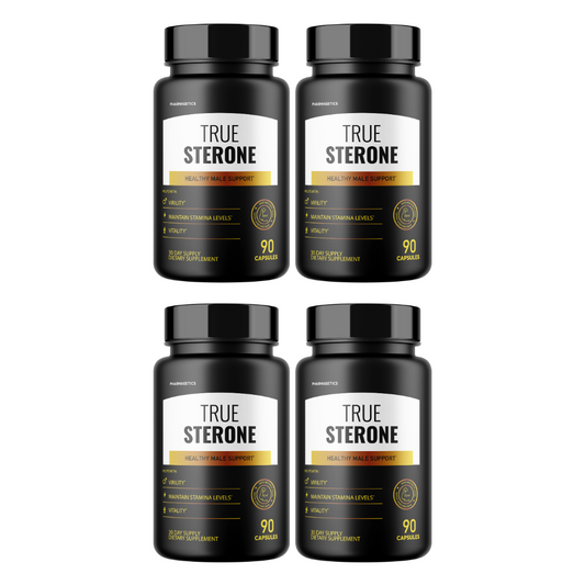 True Sterone Healthy Male Support 4 Bottles 360 Capsules