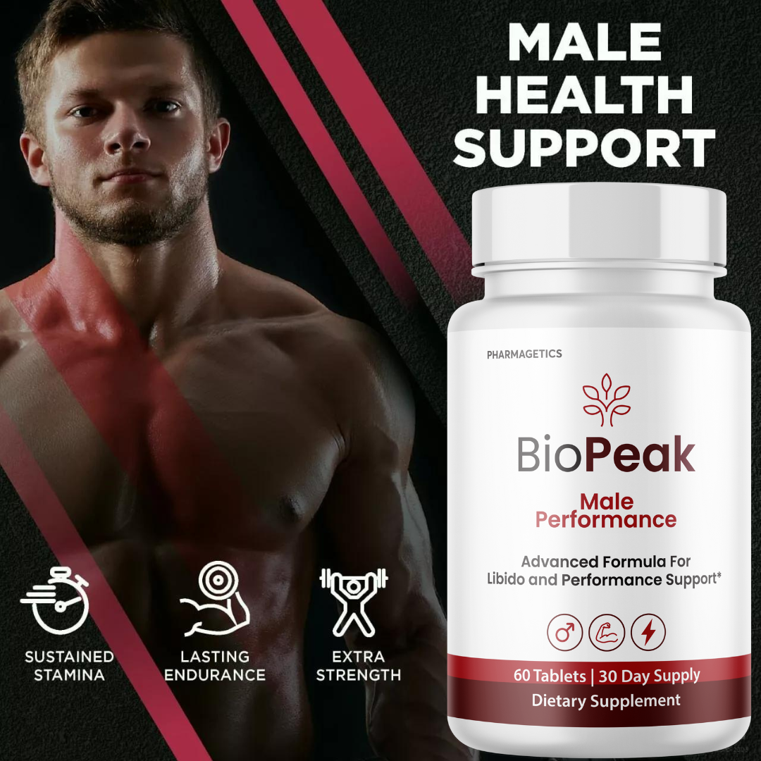 BioPeak Men Enhancement Capsules, BioPeak Pills Last longer BiggerD (3 Bottles)