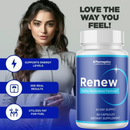 Renew Weight Loss Supplement for a Leaner Physique and Total Body Wellness 60ct