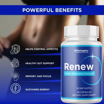 (3 Pack) Renew Weight Loss Pills for a Leaner Physique and Total Body Wellness