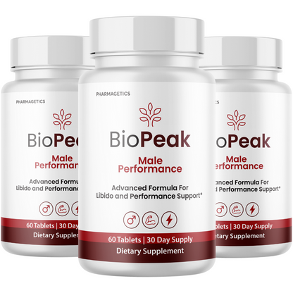 BioPeak Men Enhancement Capsules, BioPeak Pills Last longer BiggerD (3 Bottles)