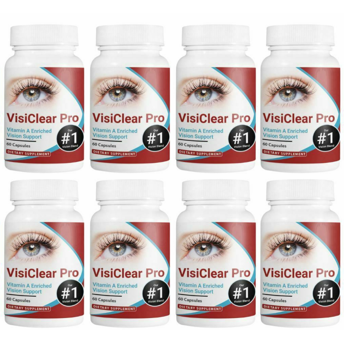 10 Bottles VisiClear Pro Advanced Eye Health Formula 60 Capsules x 10