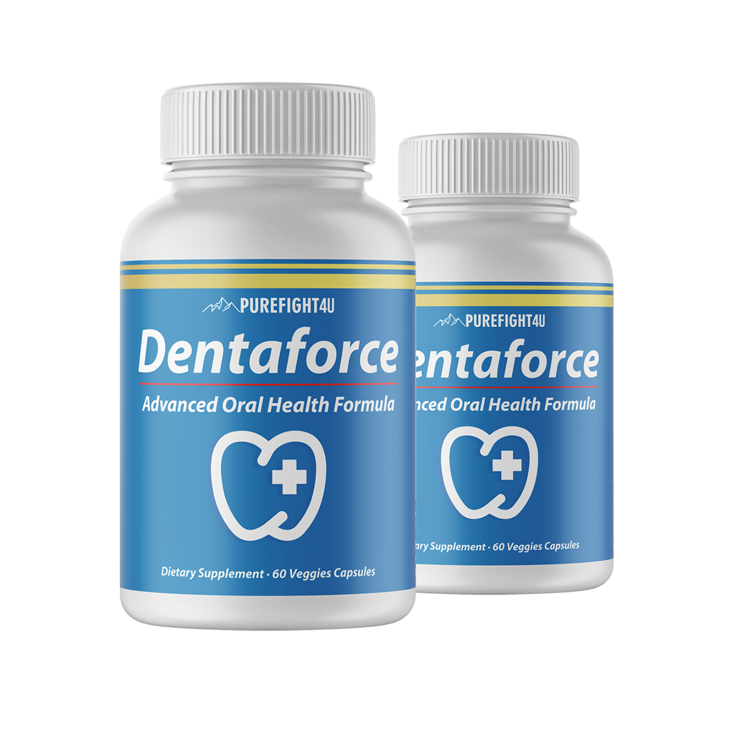 DentaForce Teeth & Gum Supplement - 2 Bottles 120 Capsules