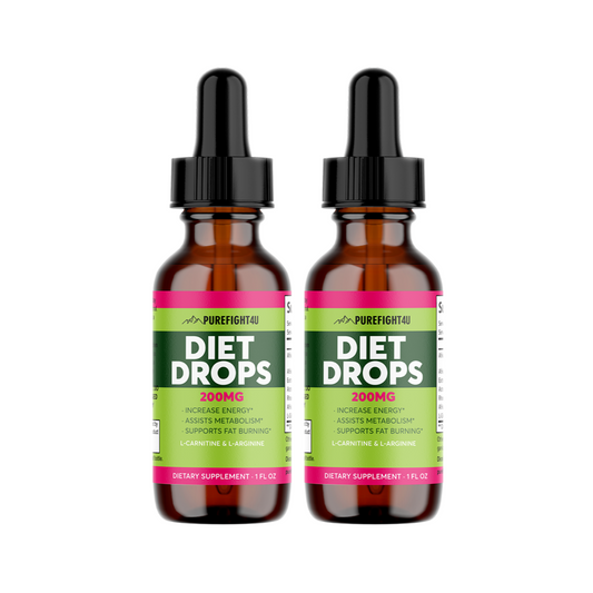 Diet Drops 200 MG Dietary Supplement  1 FL. OZ 2 Bottles