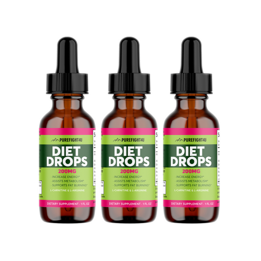 Diet Drops 200 MG Dietary Supplement  1 FL. OZ 3 Bottles