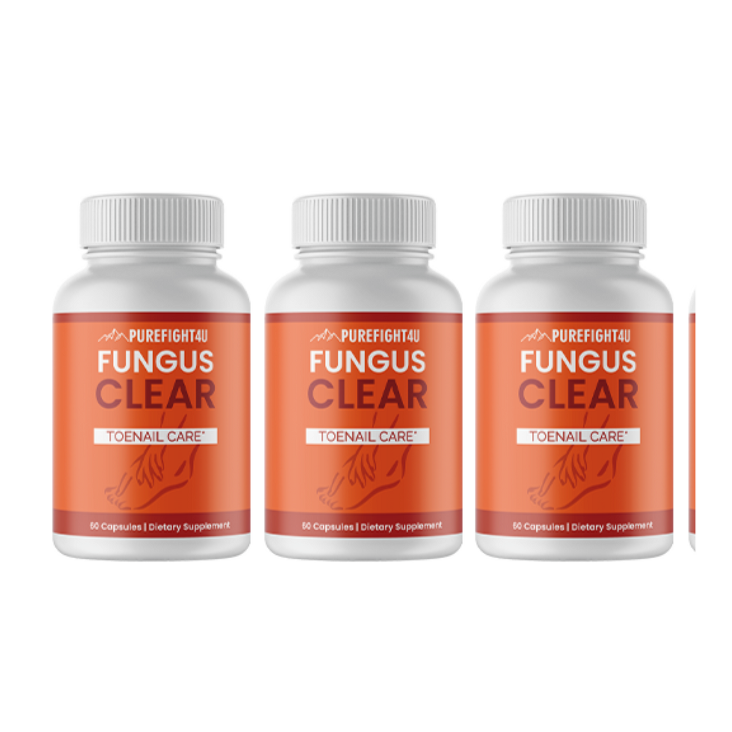 Fungus Clear Toe Nail Care - 12 Bottles 720 Capsules