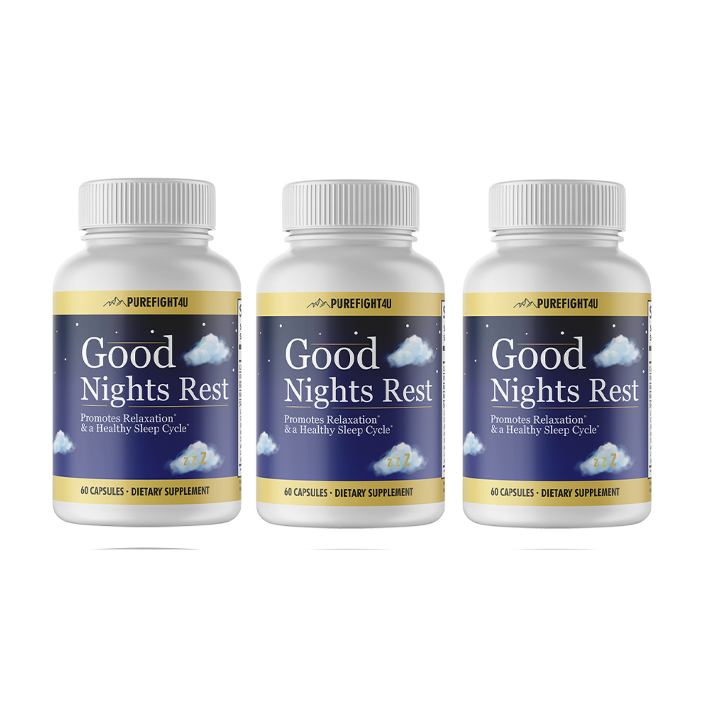 Good Night Rest Promotes Relaxation & Healthy Sleep Cycle-10Bottles-600 Capsules