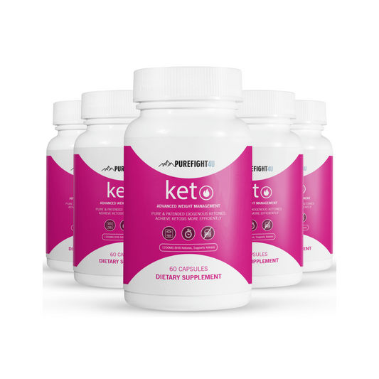 Keto Advanced Weight Management Formula - 5 Bottles 300 Capsules