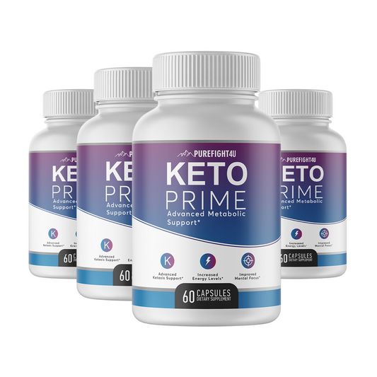 Keto Prime - Advanced Metabolic Support 4 Bottles 240 Capsules