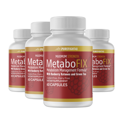 Metabofix Metabolism Management Formula 4 Bottles 240 Capsules