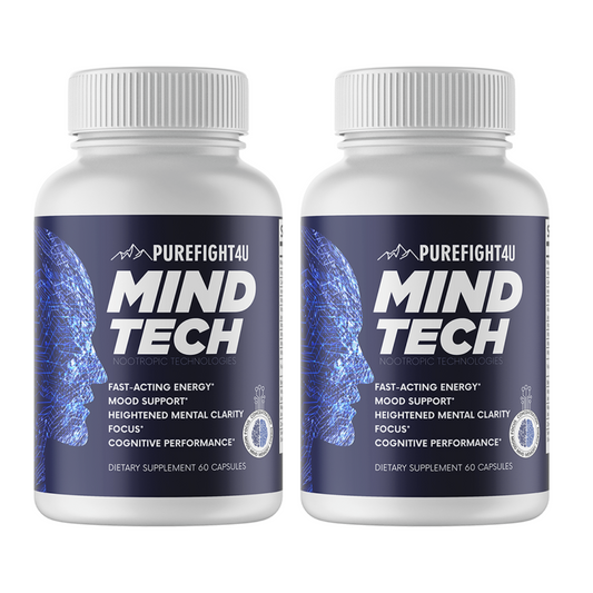 MindTech Nootropic Technologies  Brain Booster Supplement 2 Bottles 120 Capsules