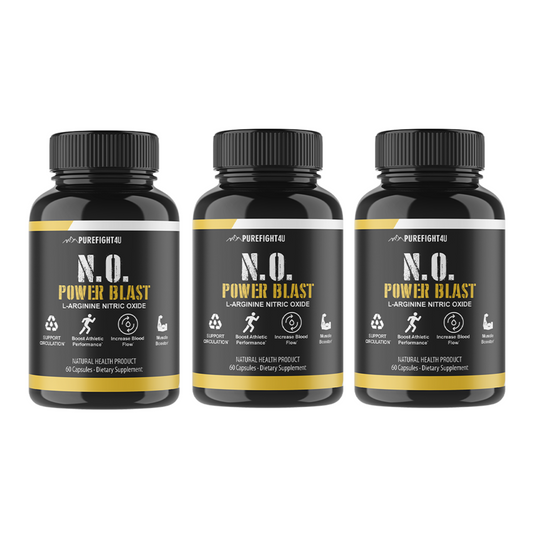 N.O. Power Blast L-Arginine Nitric Oxide - 10 Bottles 600 Capsules