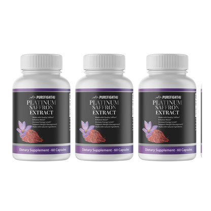 Platinum Saffron Extract - 10 Bottles 600 Capsules