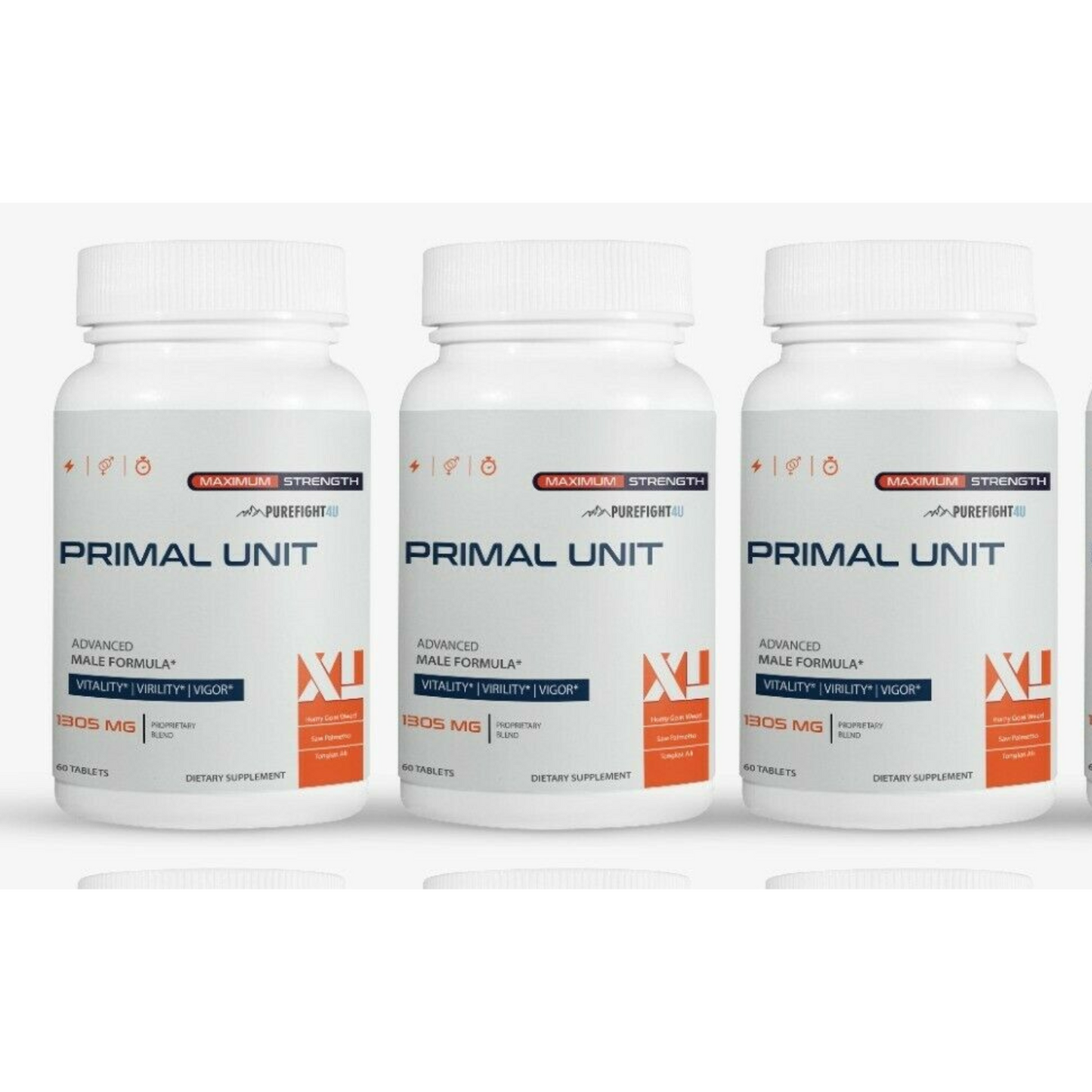 PRIMAL UNIT XL Pills For Men  1305mg - 10 Bottles 600 Capsules