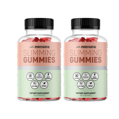 Slimming Gummies Dietary Supplement - 4 Bottles 240 Gummies