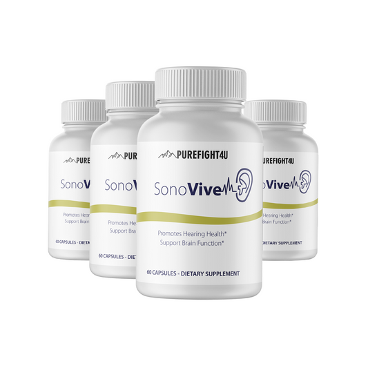 Sonovive Capsules Hearing Supplement 4 Bottles 240 Capsules