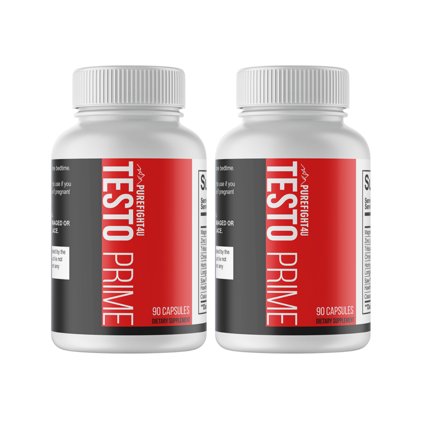 TESTO PRIME Best Testosterone Booster 2 Bottles 120 Capsules