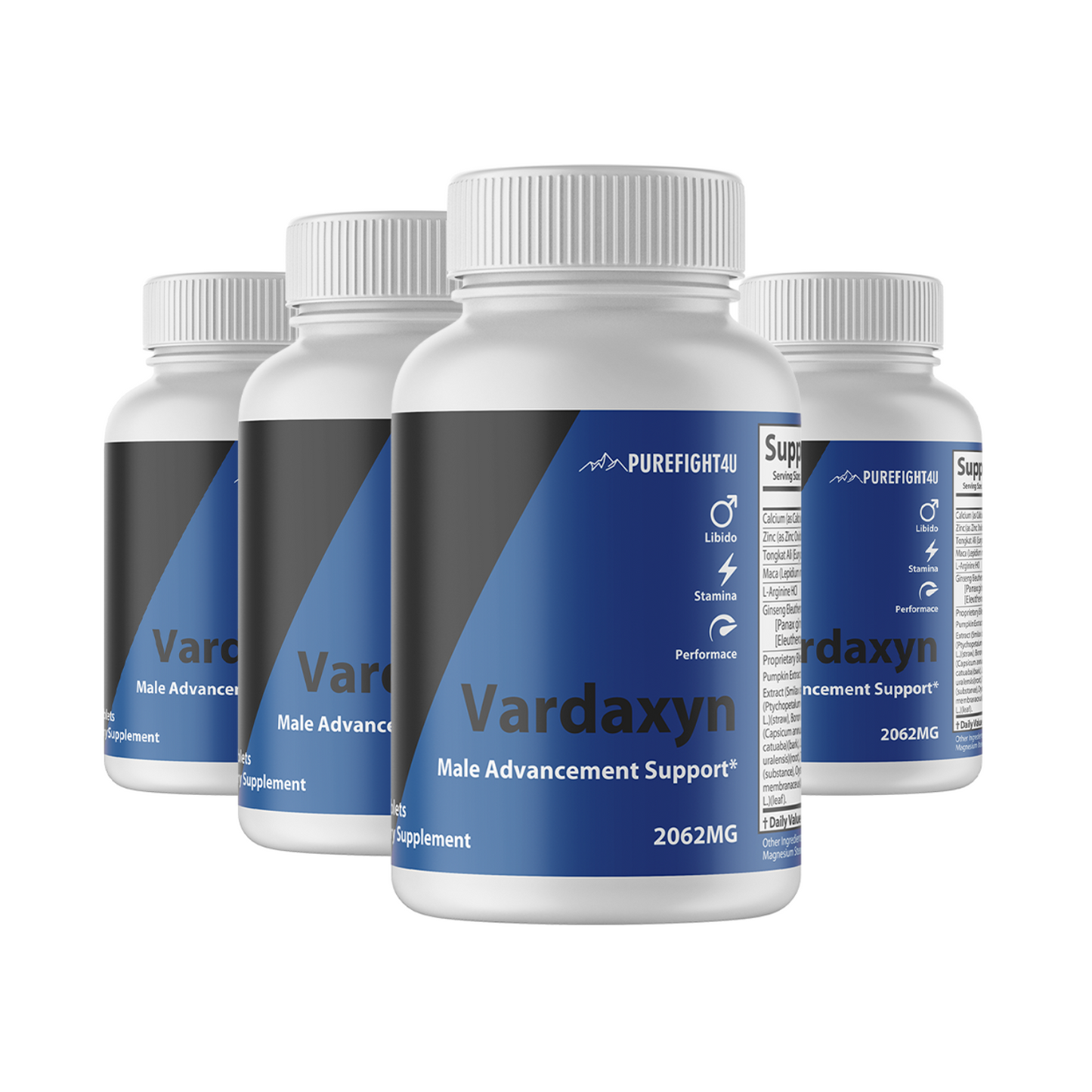 Vardaxyn Pills Male Advancement Support - 4 Bottles 240 Capsules