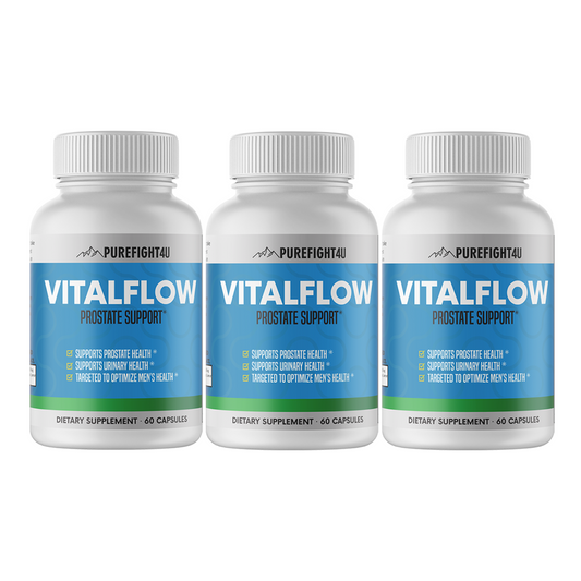 VITALFLOW Prostate Support - 3 Bottles 180 Capsules