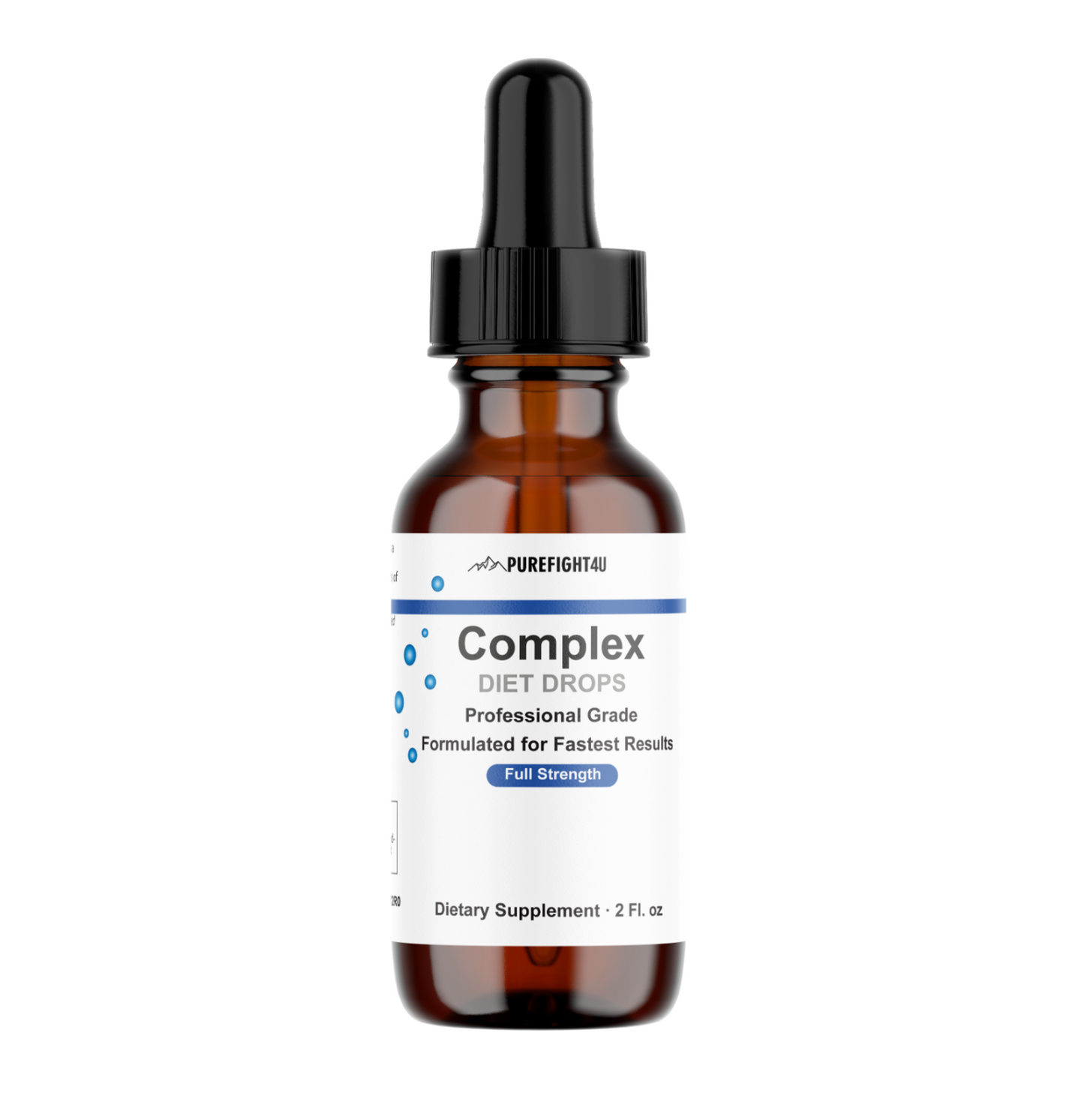 Complex Diet Drops – Natural Weight Management Drops Unisex 2 oz - 2 Bottles