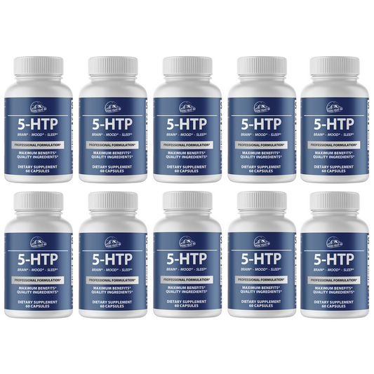 5-HTP Professional Formulation Dietary Supplement 10 Bottles 600 Capsules