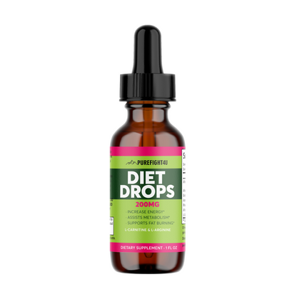 Diet Drops 200 MG Dietary Supplement  1 FL. OZ 4 Bottles