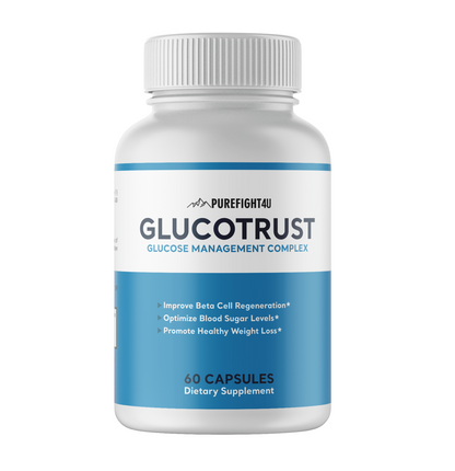 Glucotrust Blood Sugar Support Supplement - 12 Bottles 720 Capsules