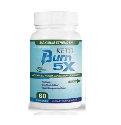 Keto Burn 5x Pills Advanced Weight  Management Support - 3 Bottles 180 Capsules