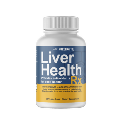 Liver Health RX Formula Supplement Pure Health 4 Bottles 240 Capsules