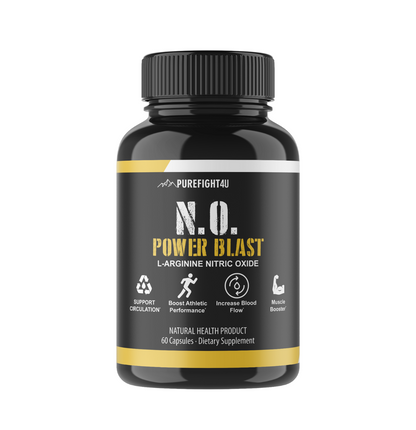 N.O. Power Blast L-Arginine Nitric Oxide - 12 Bottles 720 Capsules