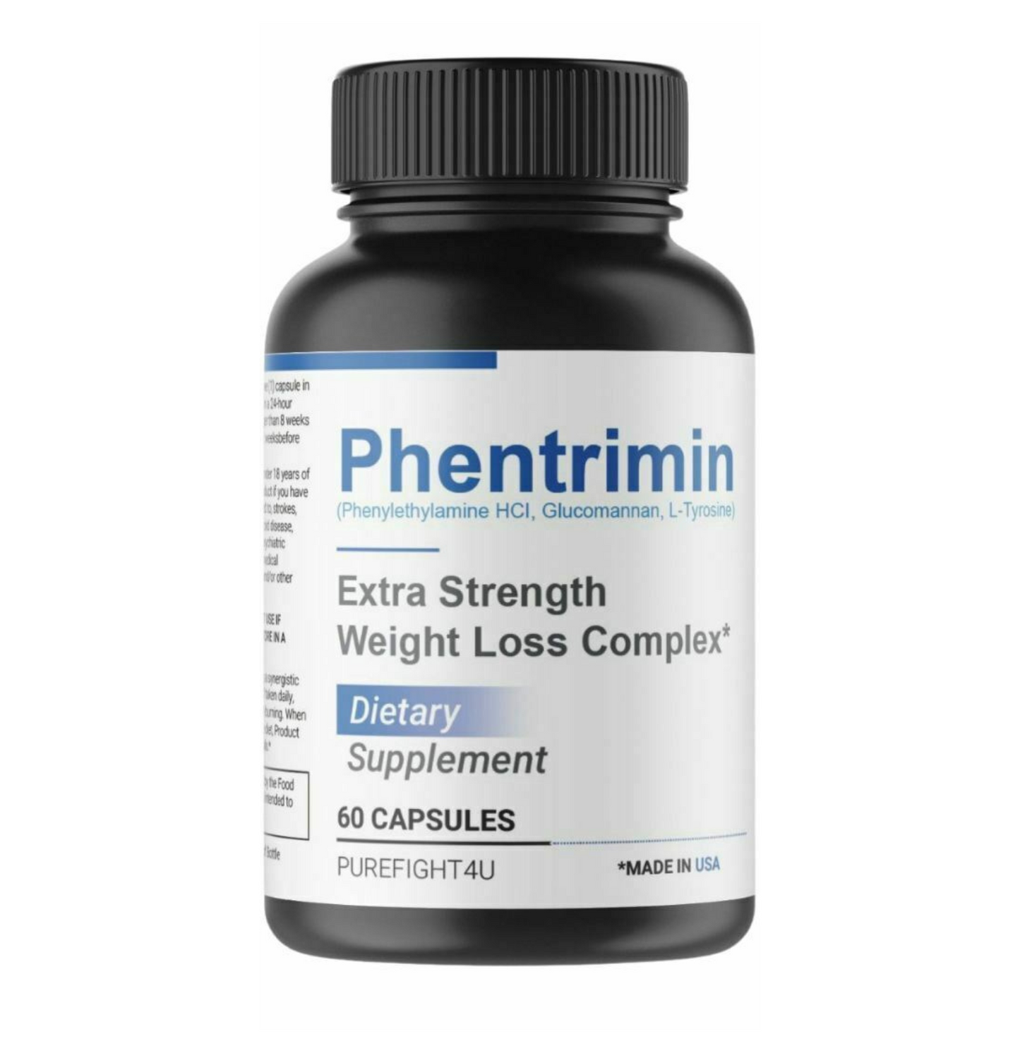 Official Phentrimin Extra Strength - 4 Bottles, 240 Capsules